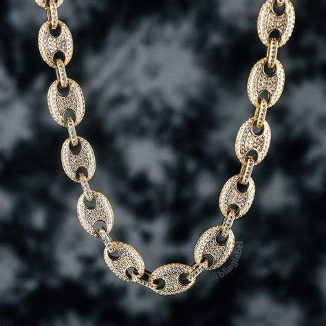 gucci iced out chain|gucci link to love jewelry.